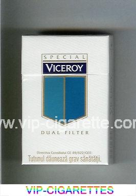  In Stock Viceroy Special Dual Filter Cigarettes white and blue hard box Online