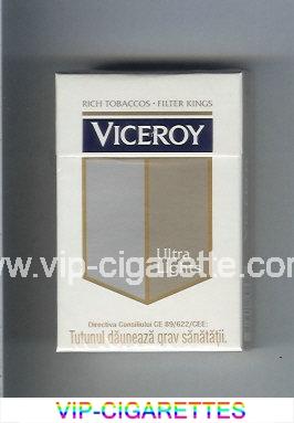 Viceroy Ultra Lights Cigarettes hard box