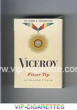 Viceroy Filter Tip Cigarettes gold medal hard box