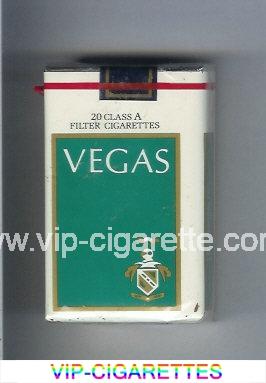 Vegas Cigarettes white and green soft box