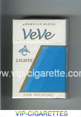 Veve Lights American Blend Cigarettes hard box