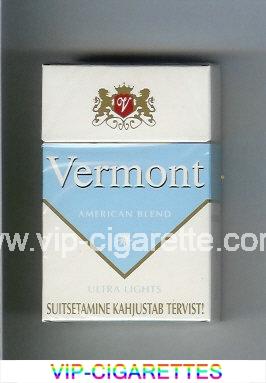 Vermont American Blend Ultra Lights Cigarettes hard box