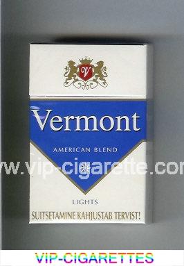 Vermont American Blend Lights Cigarettes hard box