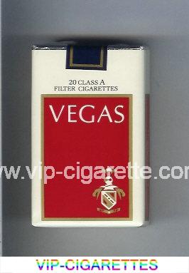 Vegas Cigarettes white and red soft box