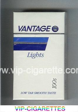 Vantage Lights 100s Cigarettes hard box