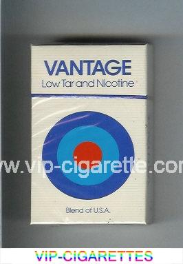 Vantage Low Tar and Nicotine Cigarettes hard box