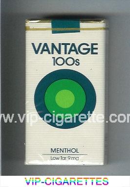 Vantage 100s Menthol Cigarettes soft box