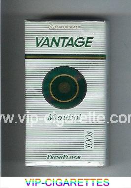 Vantage Menthol 100s Fresh Flavor Cigarettes soft box