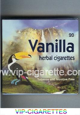  In Stock Vanilla Herbal Cigarettes wide flat hard box Online