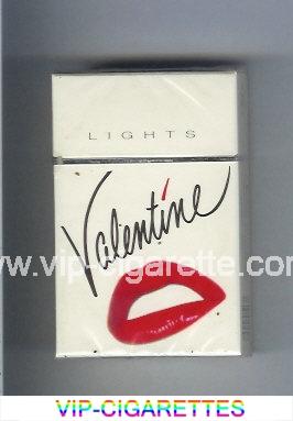 Valentine Lights cigarettes hard box