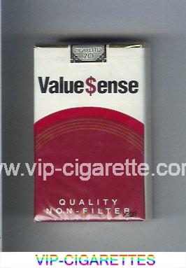 Value Sense Quality Non-Filter cigarettes soft box
