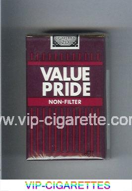 Value Pride Non-Filter cigarettes soft box