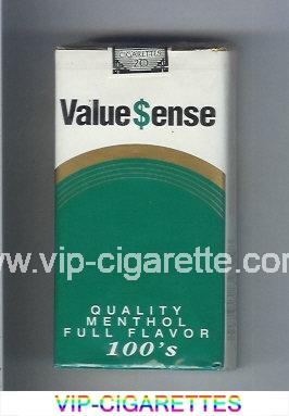  In Stock Value Sense Quality Menthol Full Flavor 100s cigarettes soft box Online