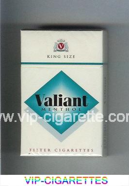 Valiant Menthol cigarettes hard box