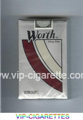 Worth Ultra Lights Cigarettes soft box