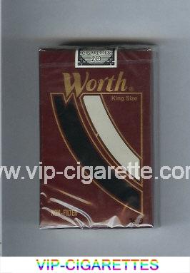 Worth Non-Filter Cigarettes soft box