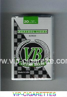 VB Victory Brand Menthol Light Kings cigarettes soft box