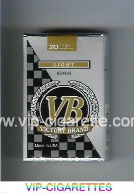 VB Victory Brand Light Kings cigarettes soft box