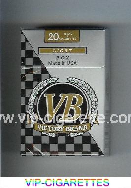 VB Victory Brand Light Box cigarettes hard box