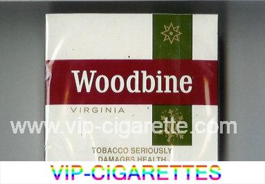 Woodbine Virginia Cigarettes wide flat hard box