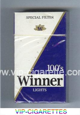 Winner Lights 100s Special Filter Cigarettes hard box