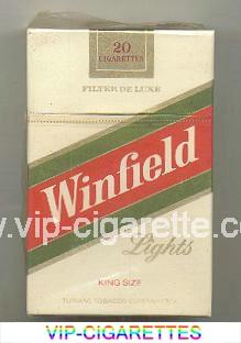 Winfield Lights Cigarettes hard box
