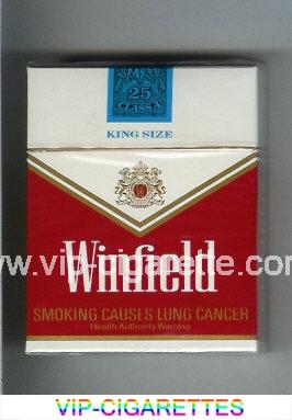 Winfield King Size 25 Cigarettes red and white hard box