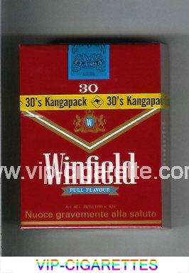 Winfield Full Flavour 30 Cigarettes red hard box