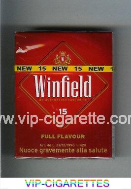 Winfield Full Flavour An Australian Favourite Cigarettes red hard box