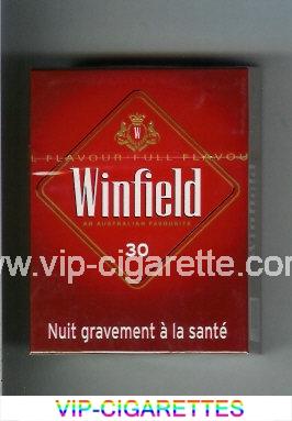 Winfield An Australian Favourite 30 Cigarettes red hard box