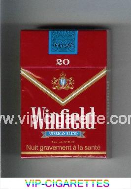 Winfield American Blend Cigarettes red hard box