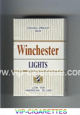 Winchester Lights American Blend Cigarettes white hard box