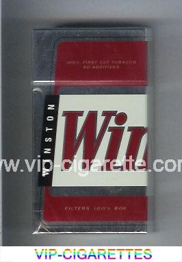 Winston Filters 100s cigarettes hard box