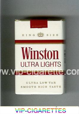 Winston Ultra Lights cigarettes soft box