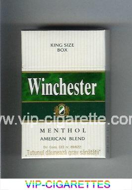 Winchester Menthol American Blend Cigarettes hard box