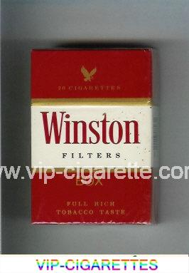 Winston Filters cigarettes hard box