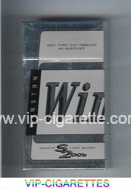 Winston S2000 Smooth Light Blend 100s cigarettes hard box