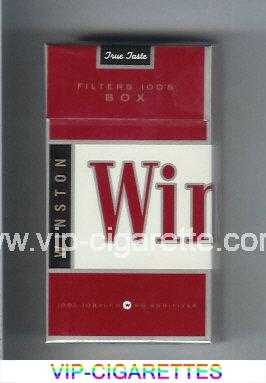 Winston Filters 100s Box cigarettes hard box