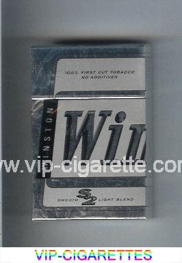 Winston S2 Smooth Light Blend cigarettes hard box