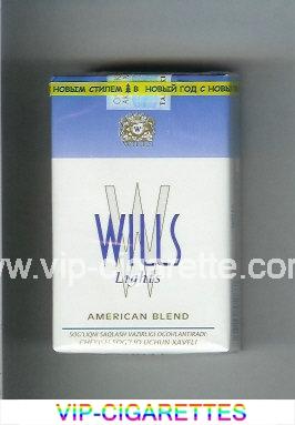 Wills W Lights American Blend cigarettes soft box