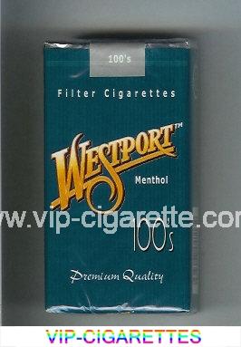 Westport Menthol 100s Premium Quality cigarettes soft box