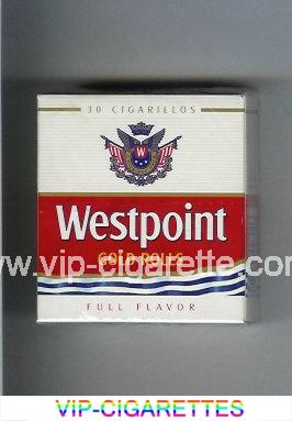 Westpoint Gold Rolls Full Flavor 30 cigarettes hard box