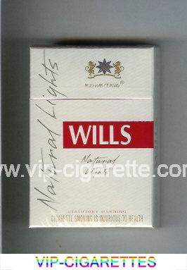 Wills Natural Lights cigarettes hard box