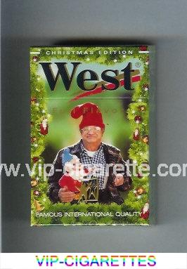 West 'R' 20 Full Flavor Christman Edition cigarettes hard box