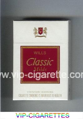 Wills Classic Milds cigarettes hard box