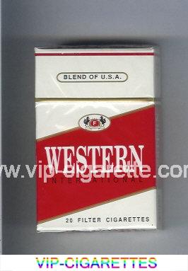 Western International cigarettes hard box