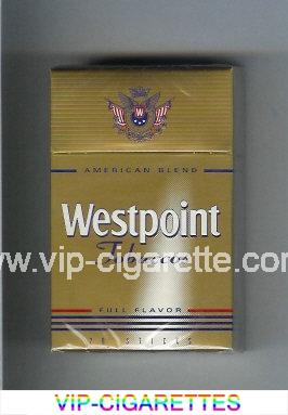 Westpoint Tobaccos Full Flavor American Blend cigarettes hard box