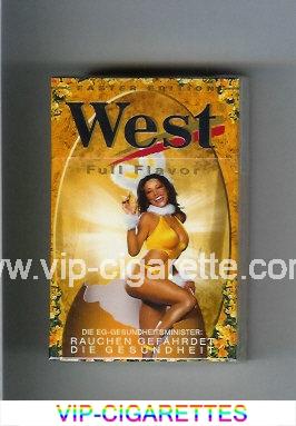 West 'R' Full Flavor Easter Edition cigarettes hard box
