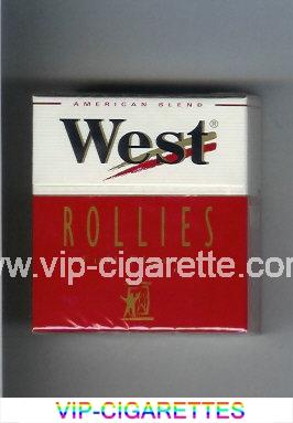 West 'R' Rollies Full Flavor 30 American Blend cigarettes hard box