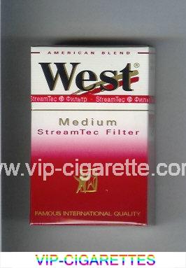  In Stock West 'R' Medium StreamTec Filter American Blend cigarettes hard box Online